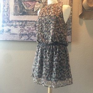 H&M Floral Sleeveless Fully Lined Dress 12